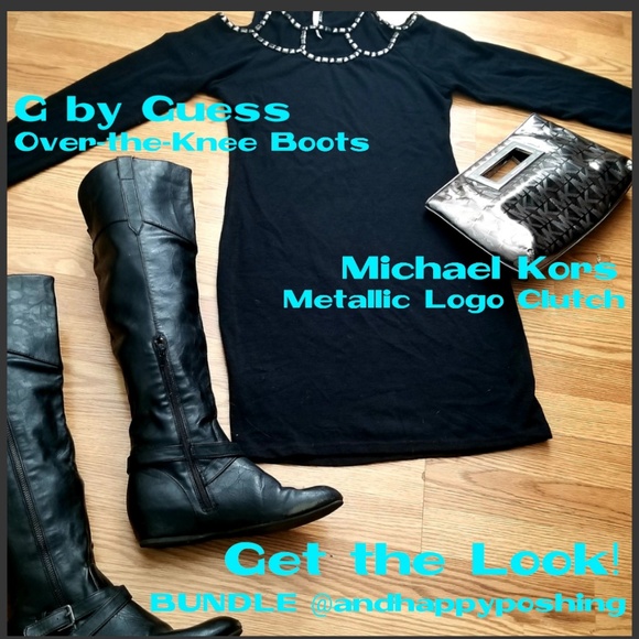 Over the Knee Boots - G by Guess - Faux Leather - Picture 8 of 8